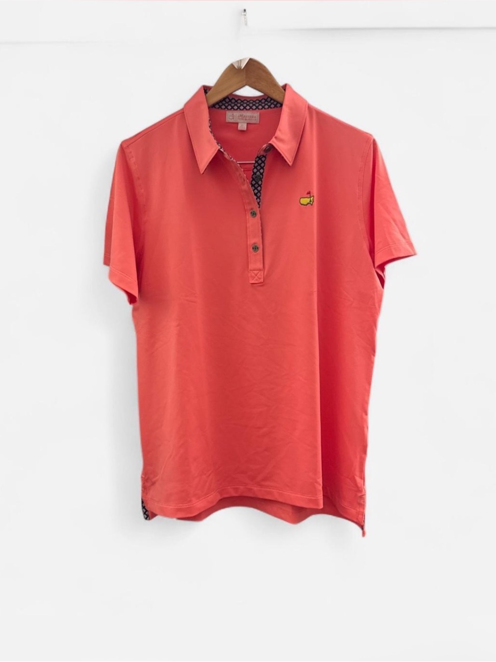 Masters Peter Millar golf polo size XL Coral Gorpcore sportswear preppy classic